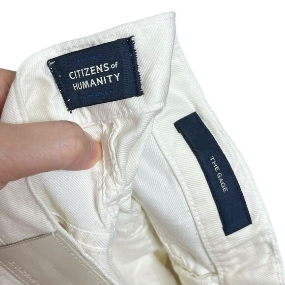 Citizens of Humanity New Gage Linen Jeans White Men’s Size 27 Stretch Denim - Picture 8 of 13